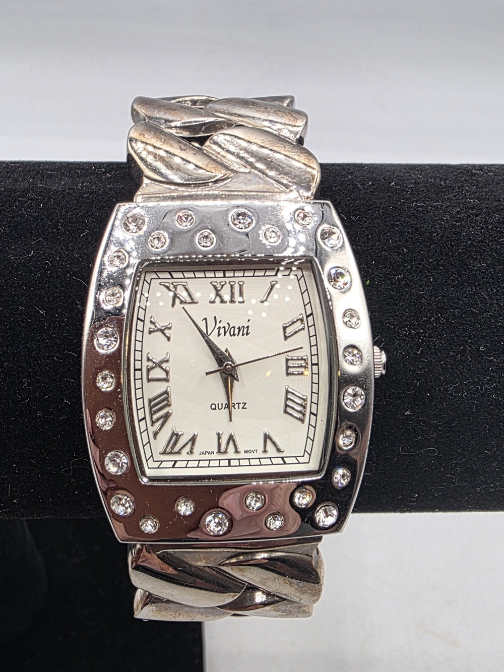 Women's Vivani Cuff Quartz Watch New Battery